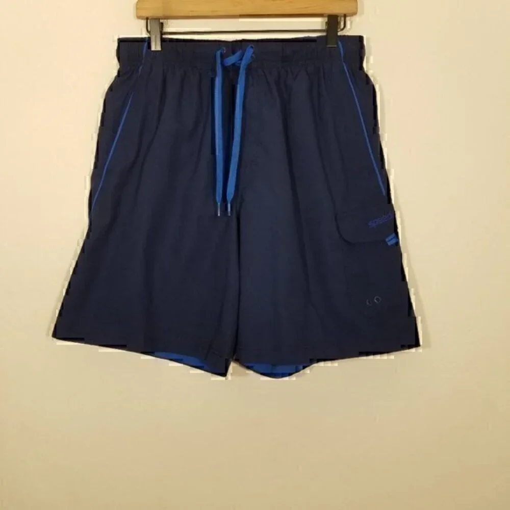 Speedo Athletic Swim Shorts Blue‎ Size L